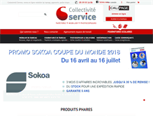 Tablet Screenshot of collectivite-service.com